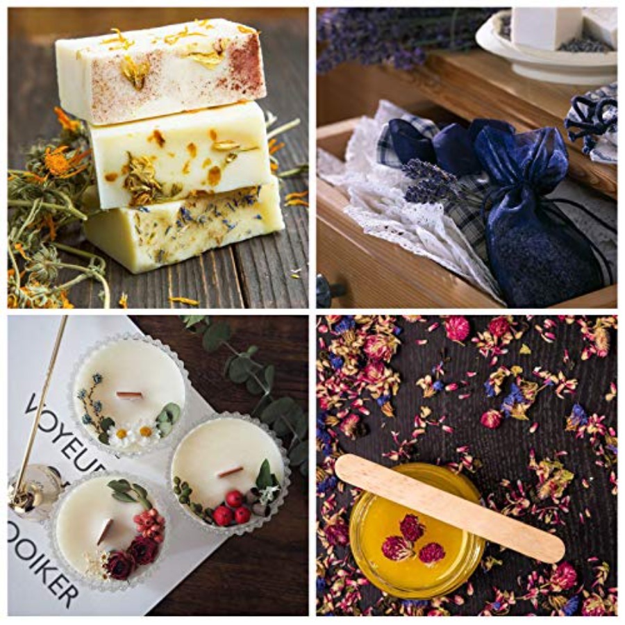 9 пакетов сухих цветов, 100% н – обзор и цена Soap Making Diy Kit
