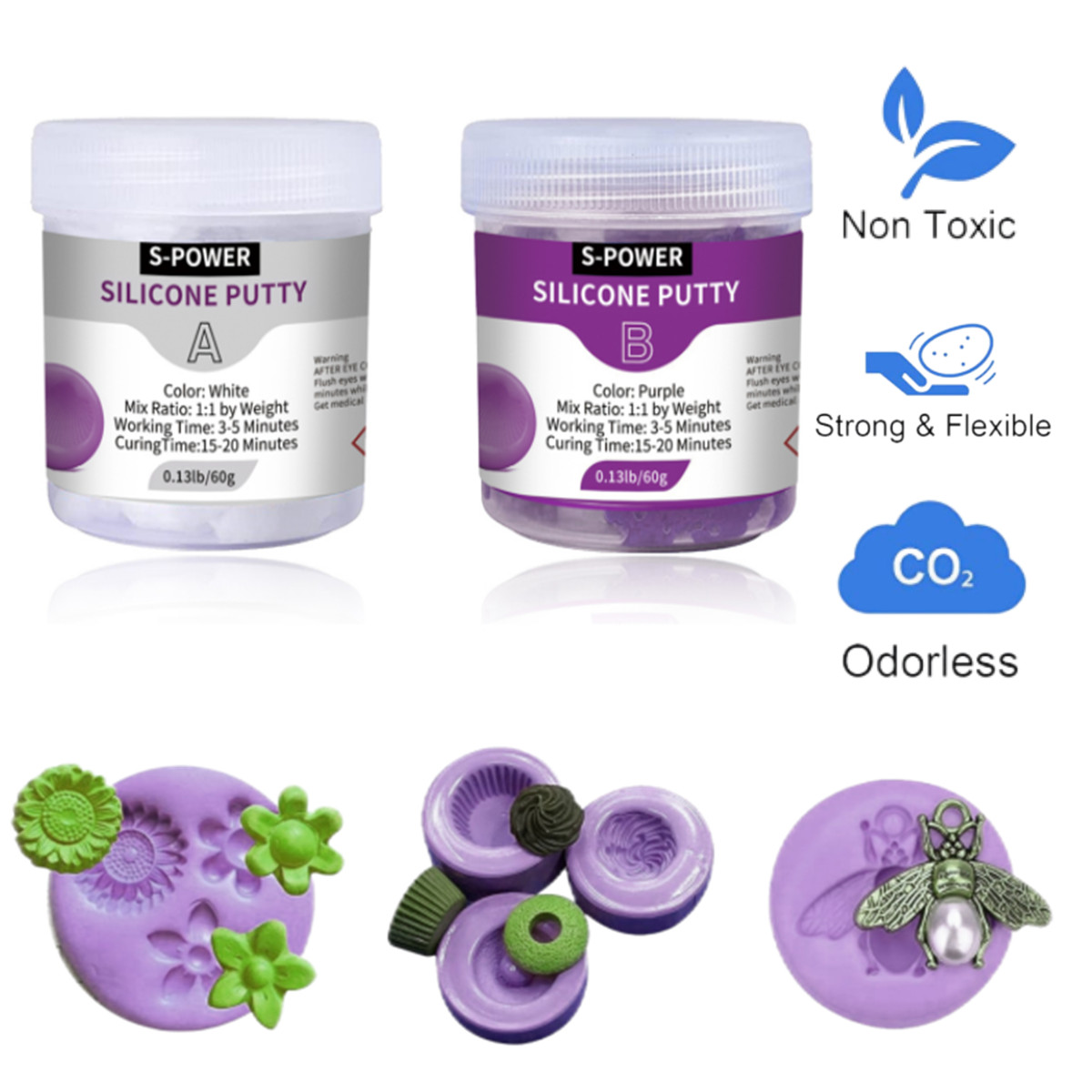 Набор силиконовых формовочных  – обзор и цена Soap Making Kit For Beginners